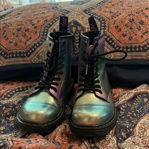 Dr. Martens Kids Iridescent Boots size 2